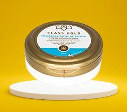 Mascarilla facial de arcilla 150 gr class gold