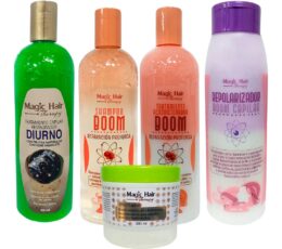 Kit Super Completo Gold Reparación+ Tratamiento Diurno  Magic Hair