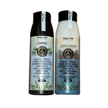 SHAMPOO + ACONDICIONADOR ANTICASPA MAGIC