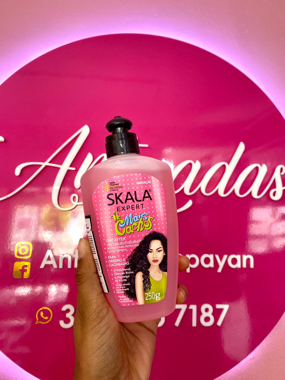 Skala Expert Mais Cachos 3en1 - Traitement Et Protection Contre La Chaleur Pour Cheveux, Neuf